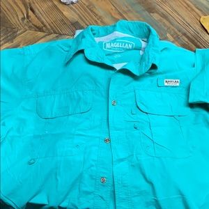 Magellan shirt sleeve fishing shirt size L